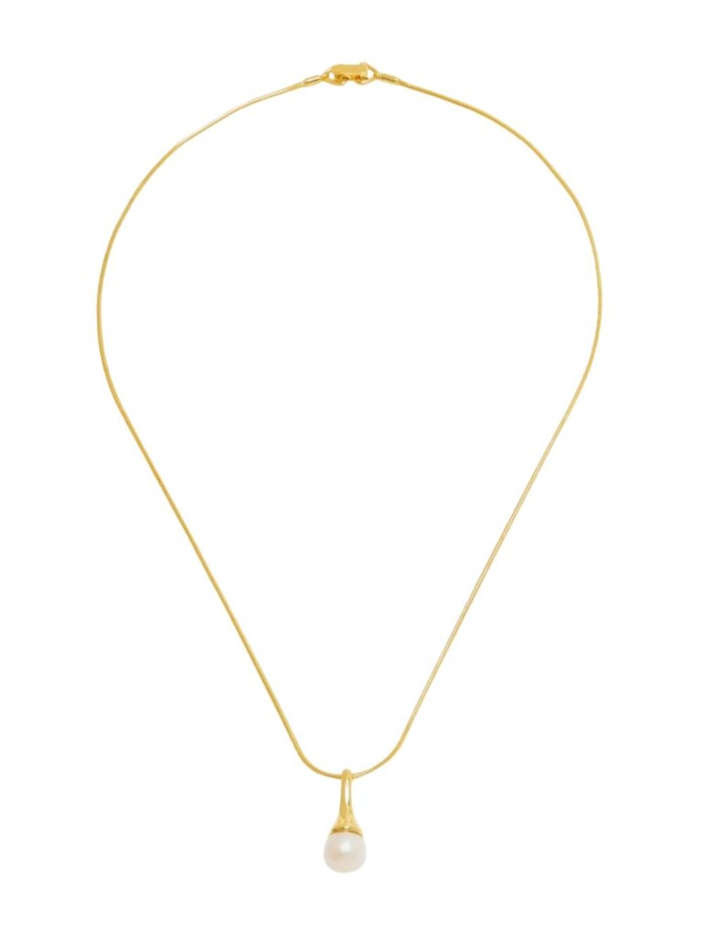 RAGBAG STUDIO Lumora pearl-pendant Gold necklace EUC $304